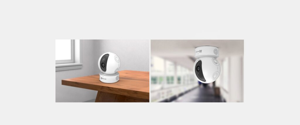 Camera Wi‑Fi trong nhà Ezviz C6C 2K quay xoay 360°